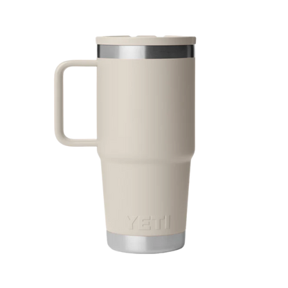 Yeti Rambler 20 Oz Travel Cape Taupe Straw Mug