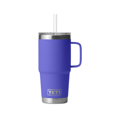 Yeti Rambler 25oz Ultramarine Violet Straw Mug