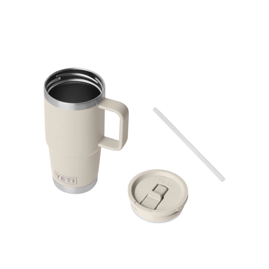 Yeti Unisex Rambler 25Oz Drinkware Cape Taupe Straw Mug