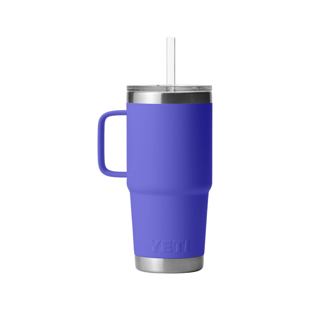 Yeti Rambler 25oz Ultramarine Violet Straw Mug