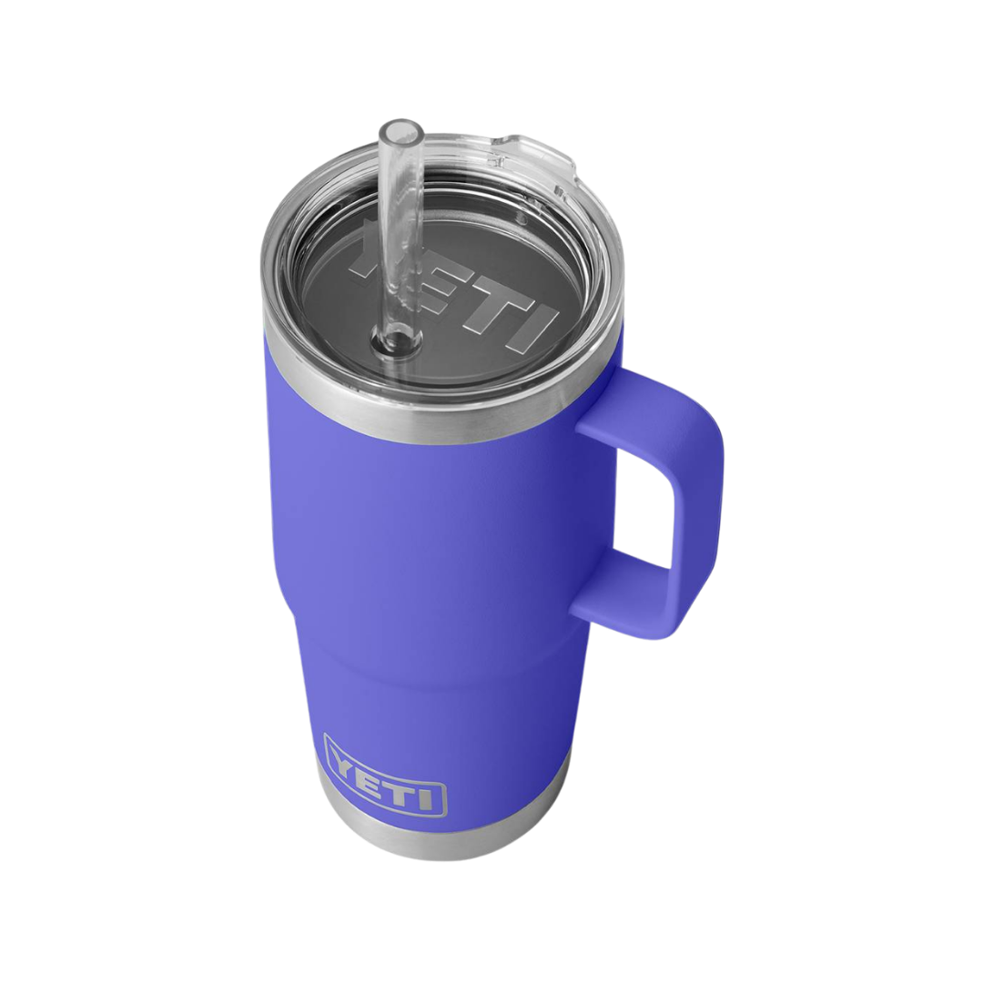Yeti Rambler 25oz Ultramarine Violet Straw Mug