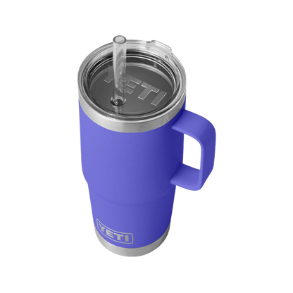 Yeti Rambler 25oz Ultramarine Violet Straw Mug