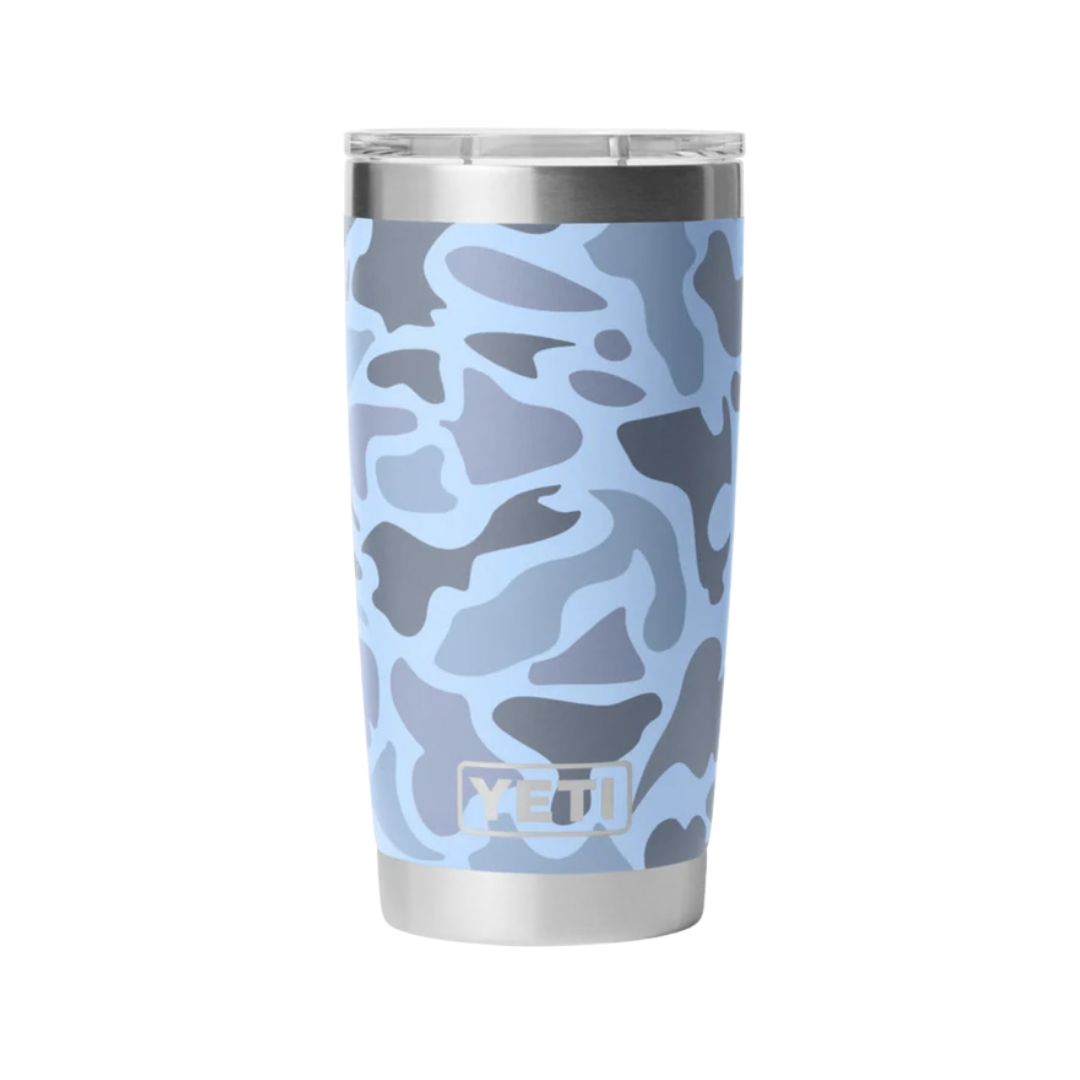 Yeti Rambler 20z Blue Camo Tumbler