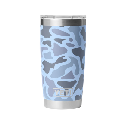 Yeti Rambler 20z Blue Camo Tumbler