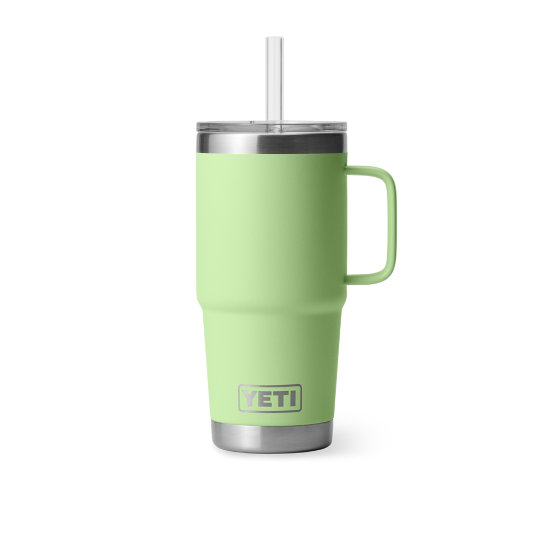 Yeti Rambler 25oz Key Lime Straw Mug