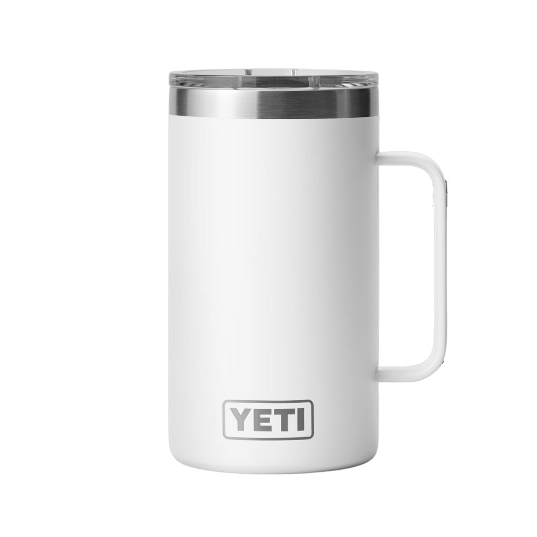 Yeti Rambler 24 Oz Magslider White Mug