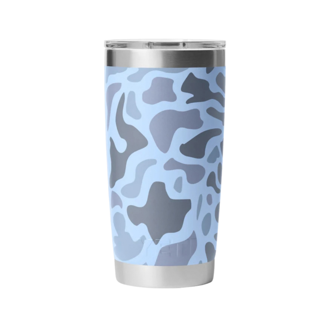 Yeti Rambler 20z Blue Camo Tumbler