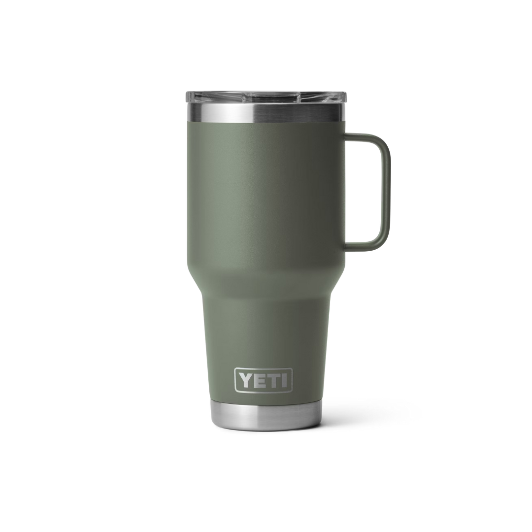 Yeti Rambler 30oz Camp Green Travel Mug