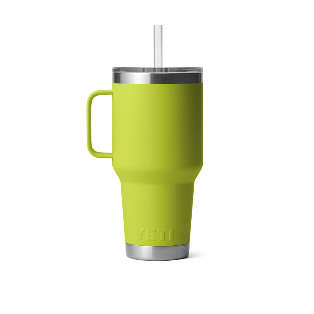 Yeti Rambler 35oz Chartreuse Straw Mug