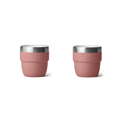 Yeti Rambler 4 Oz Sandstone Pink Stackable Cups