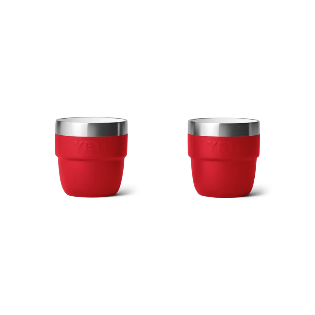 Yeti Unisex Rambler 4 Oz Rescue Red Stackable Cups