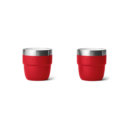 Yeti Unisex Rambler 4 Oz Rescue Red Stackable Cups