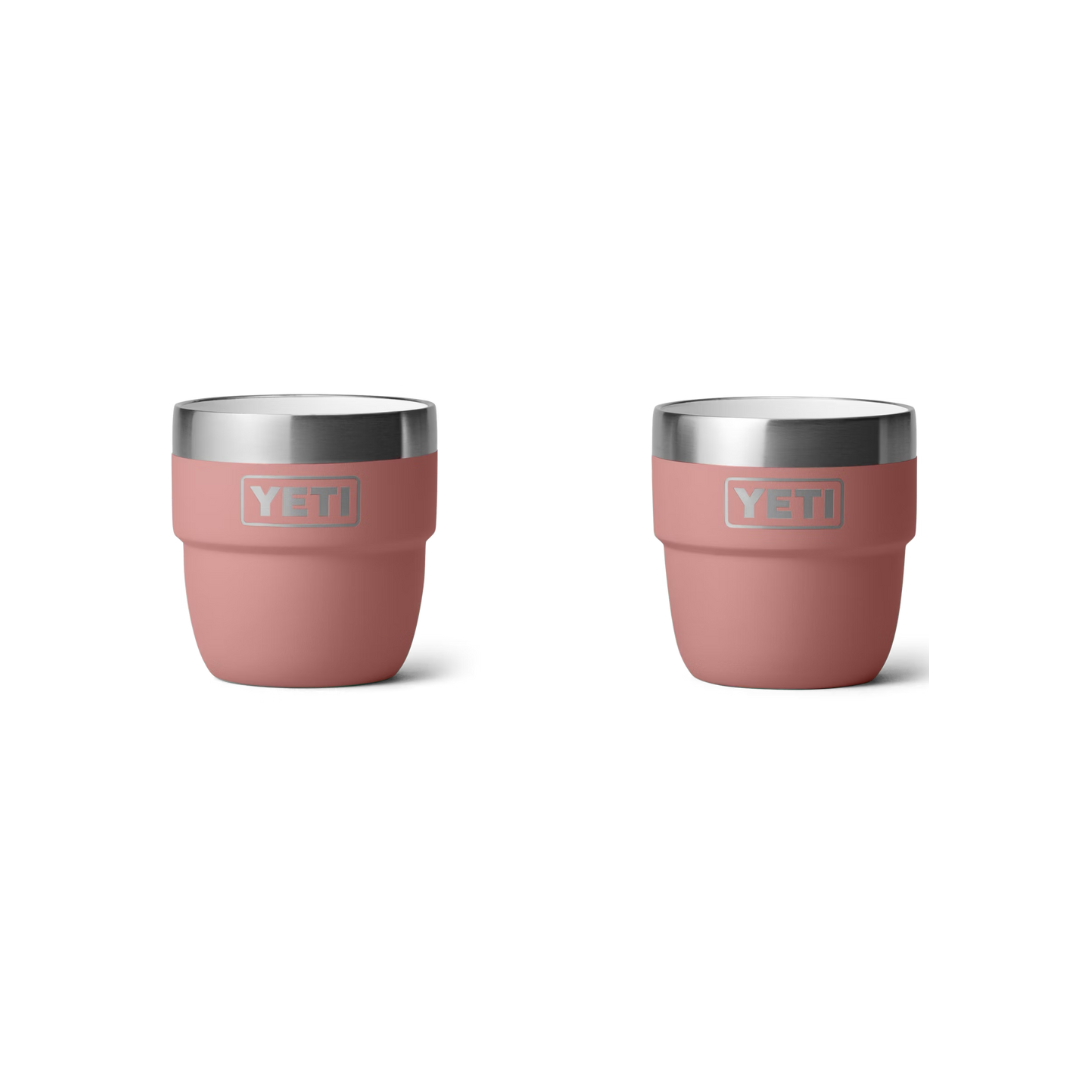 Rambler 4oz Sandstone Pink Stackable Cups