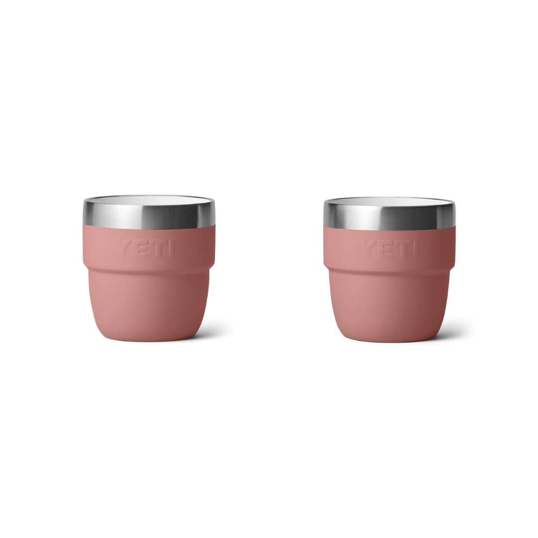 Rambler 4oz Sandstone Pink Stackable Cups