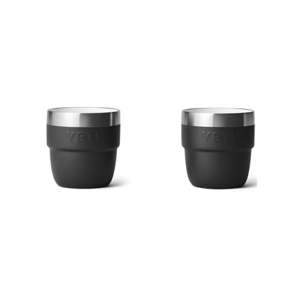 Yeti Unisex Rambler 4 Oz Black Stackable Cups