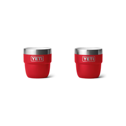 Yeti Unisex Rambler 4 Oz Rescue Red Stackable Cups