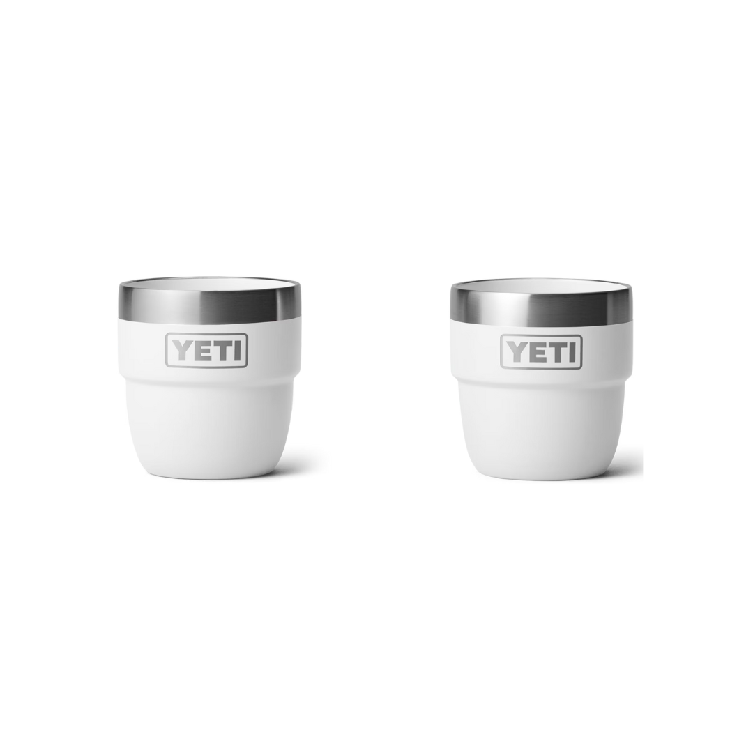 Yeti Unisex Rambler 4 Oz White Stackable Cups