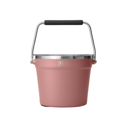 Yeti Rambler Beverage Sandstone Pink Bucket