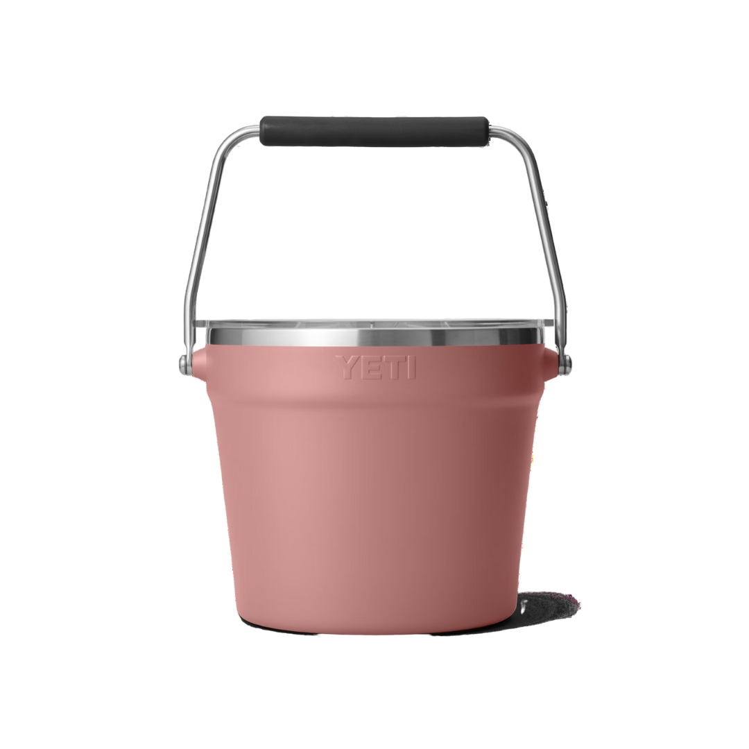 Yeti Rambler Beverage Sandstone Pink Bucket