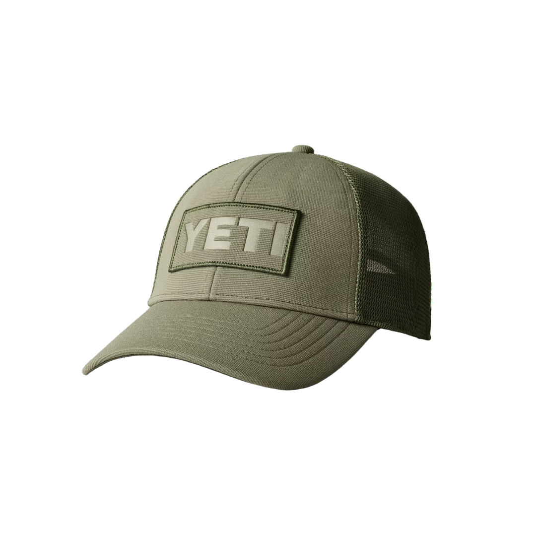 Yeti Men's Logo Patch Low Pro Trucker Olive Cap