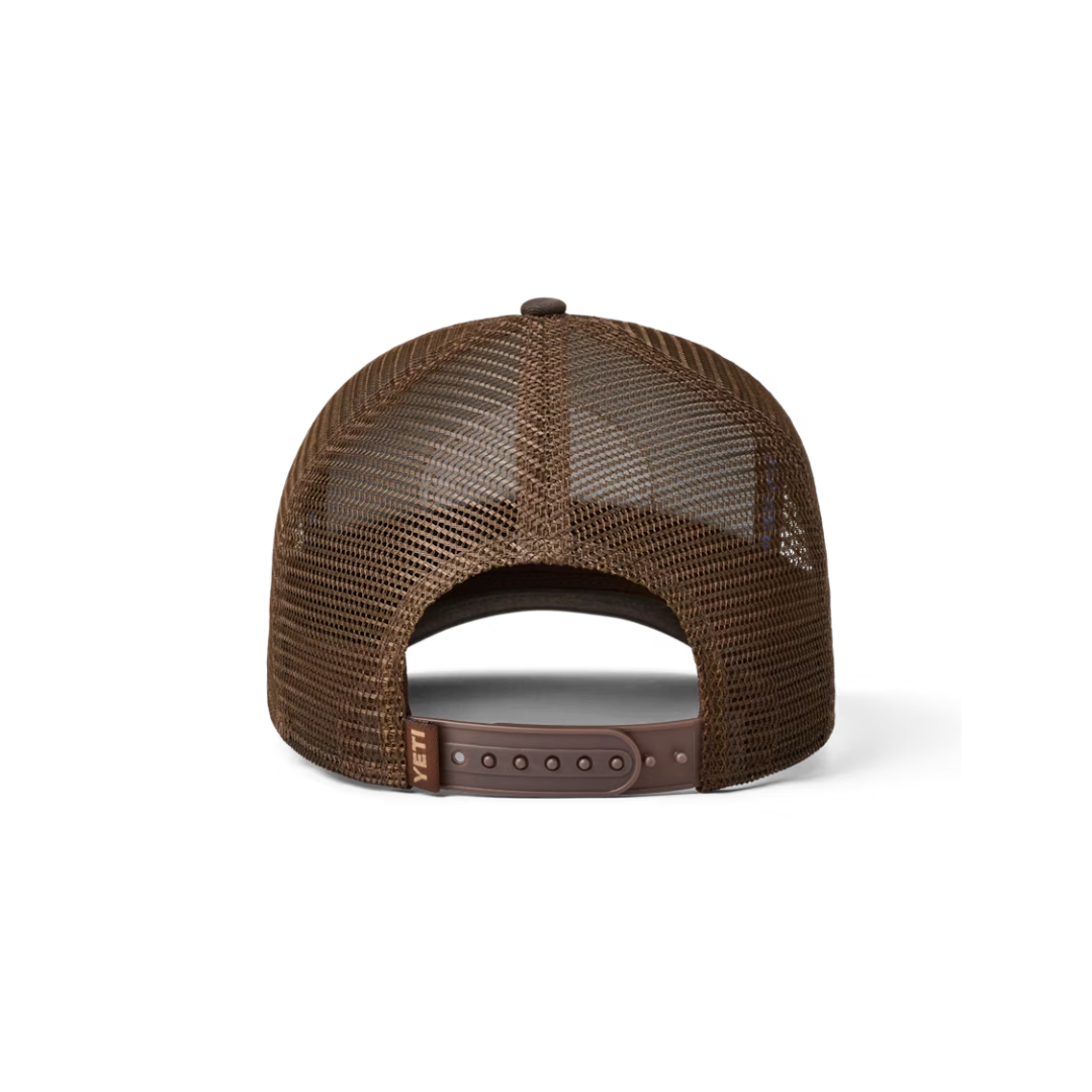Yeti Men's Star Decal Pro Trucker Black Coffee Cap