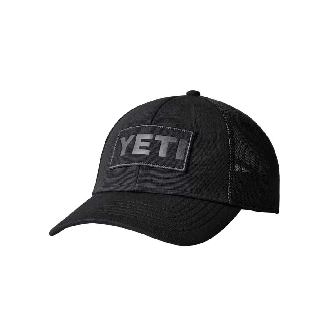 Yeti Men's Logo Patch Low Pro Trucker Black Cap