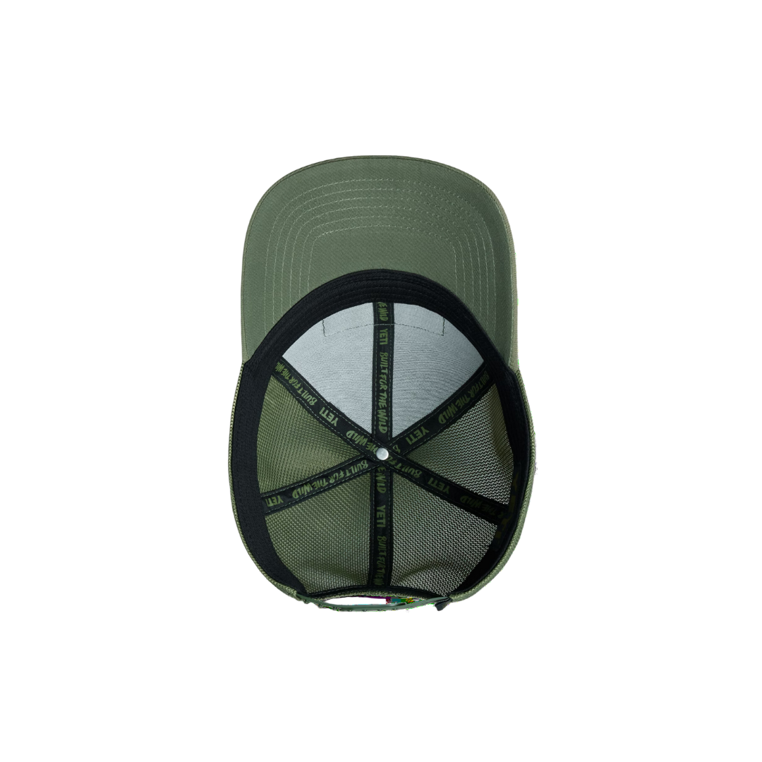 Yeti Men's Logo Patch Low Pro Trucker Olive Cap