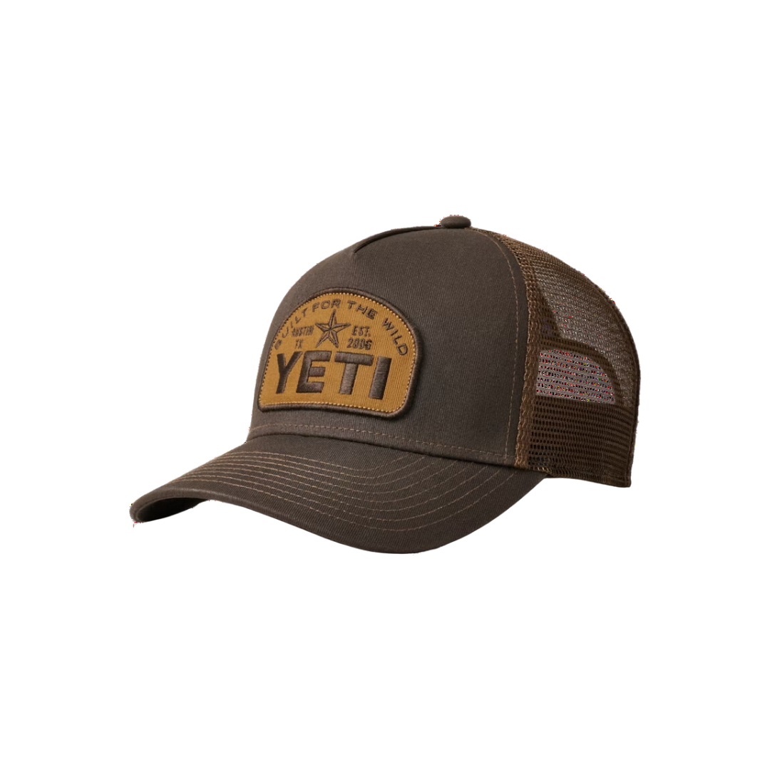 Yeti Men's Star Decal Pro Trucker Black Coffee Cap