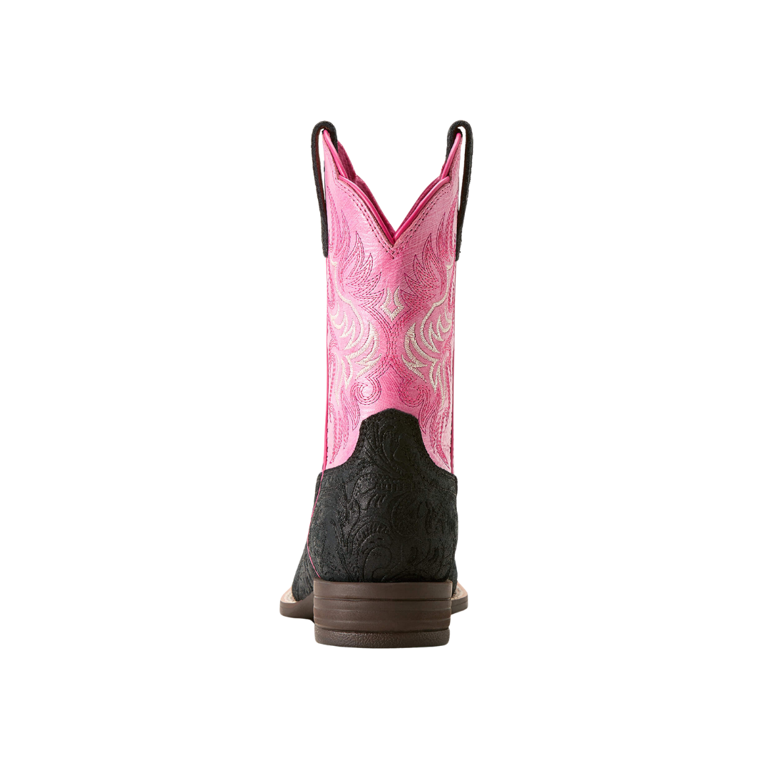 Ariat Youth Girl's Outrider Western Painted Peony Pink Boots