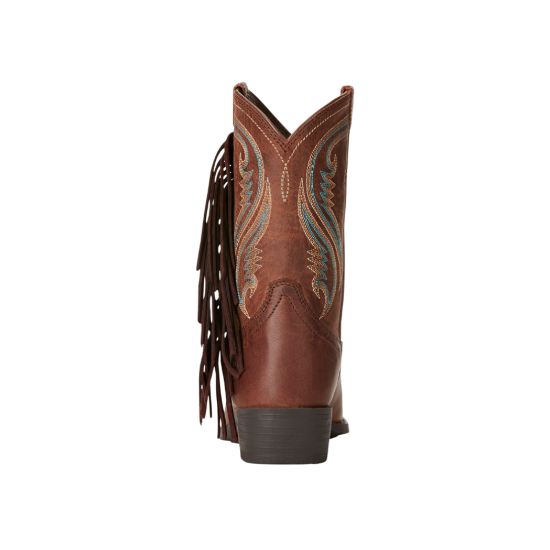 Ariat Youth Girl's Fancy Western Brown Boots