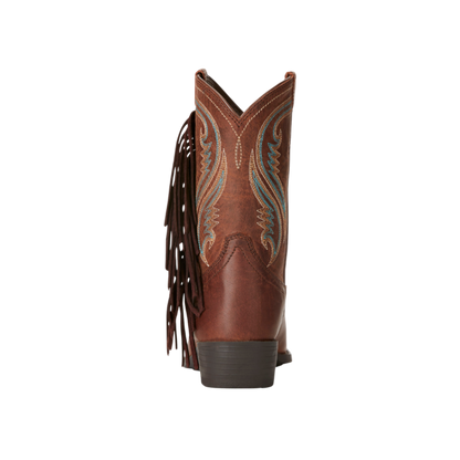 Ariat Youth Girl's Fancy Western Brown Boots