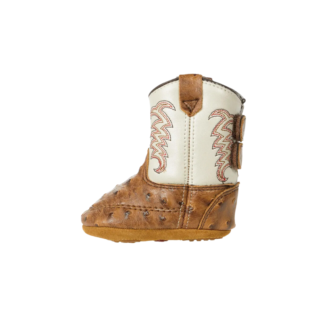 Old West Infant Boy's Poppets Faux Leather Tan Boots