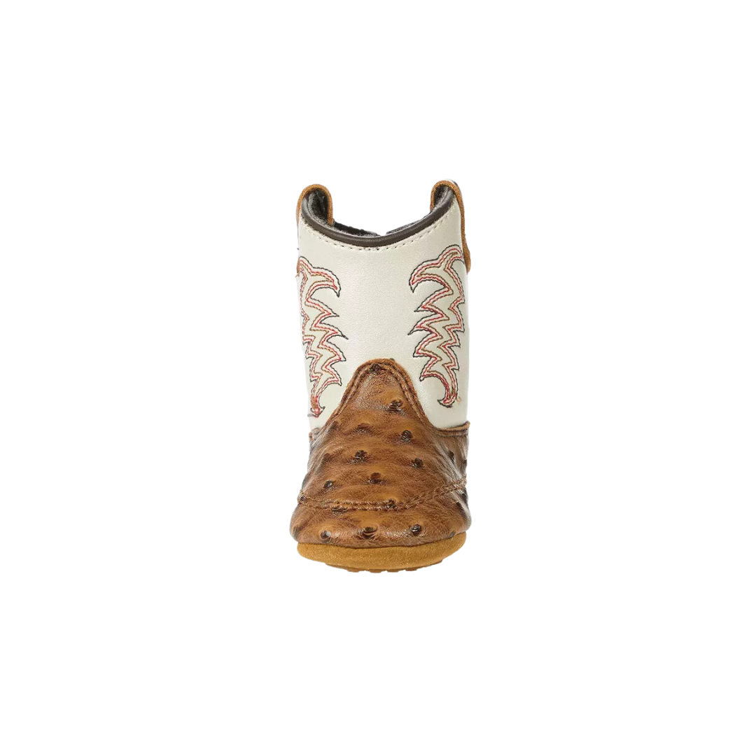 Old West Infant Boy's Poppets Faux Leather Tan Boots