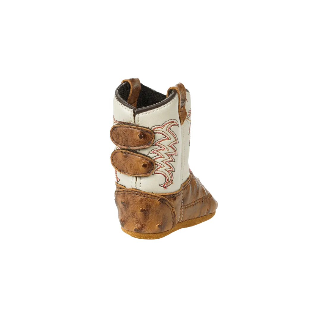 Old West Infant Boy's Poppets Faux Leather Tan Boots
