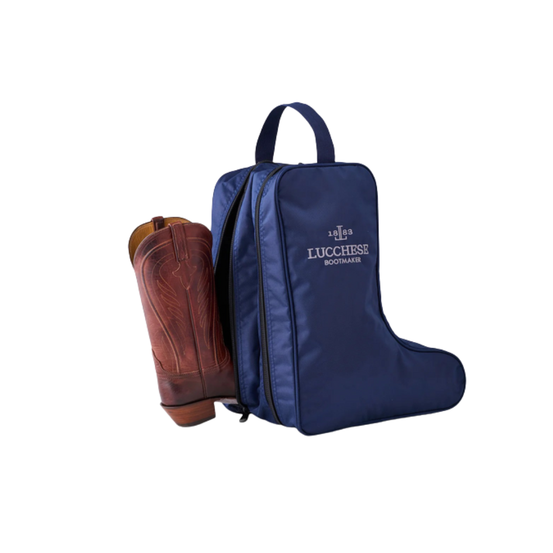 Lucchese Water Resistant Nylon Blue Boot Bag