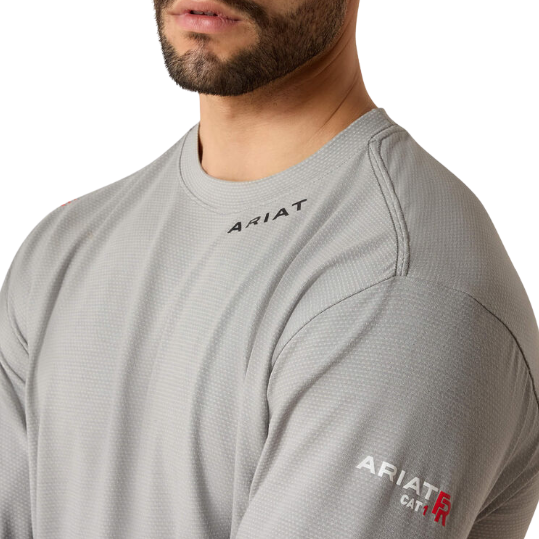 Ariat Men's Baselayer Silver Fox Tee Shirt-Big & Tall