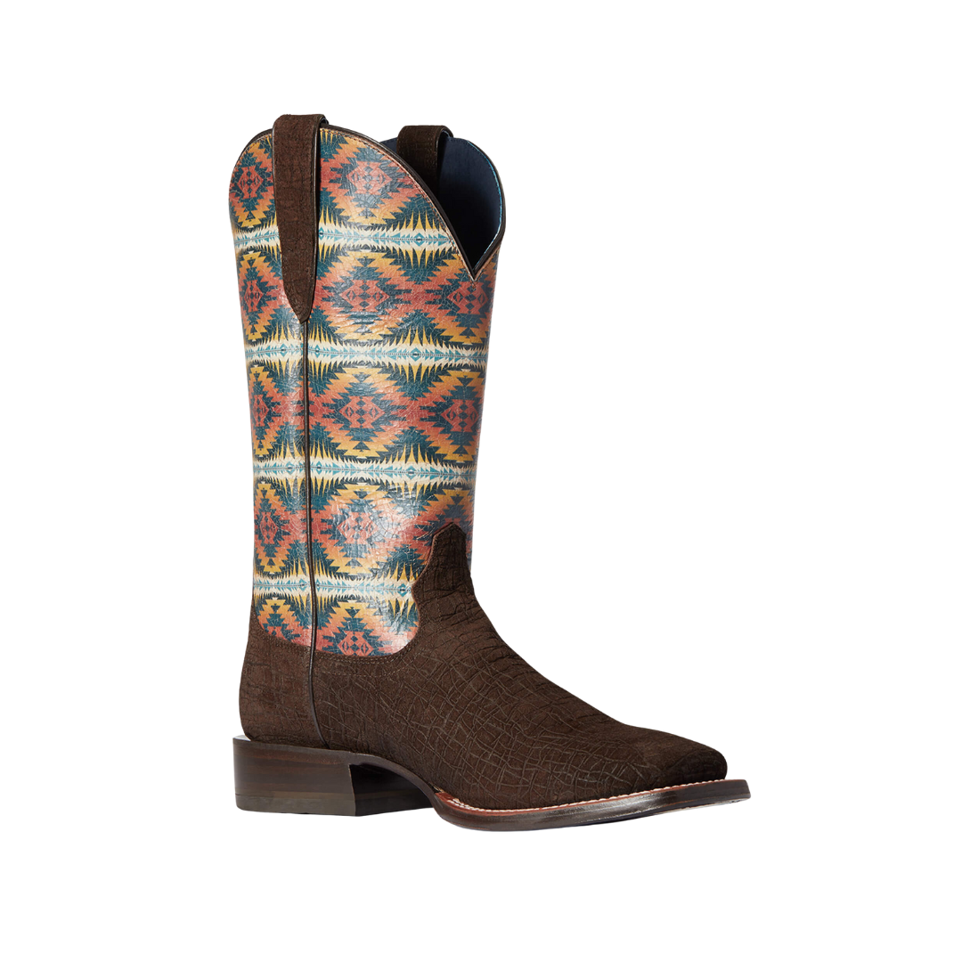 Ariat Men's Circuit Pendleton Dark Coffee Boots