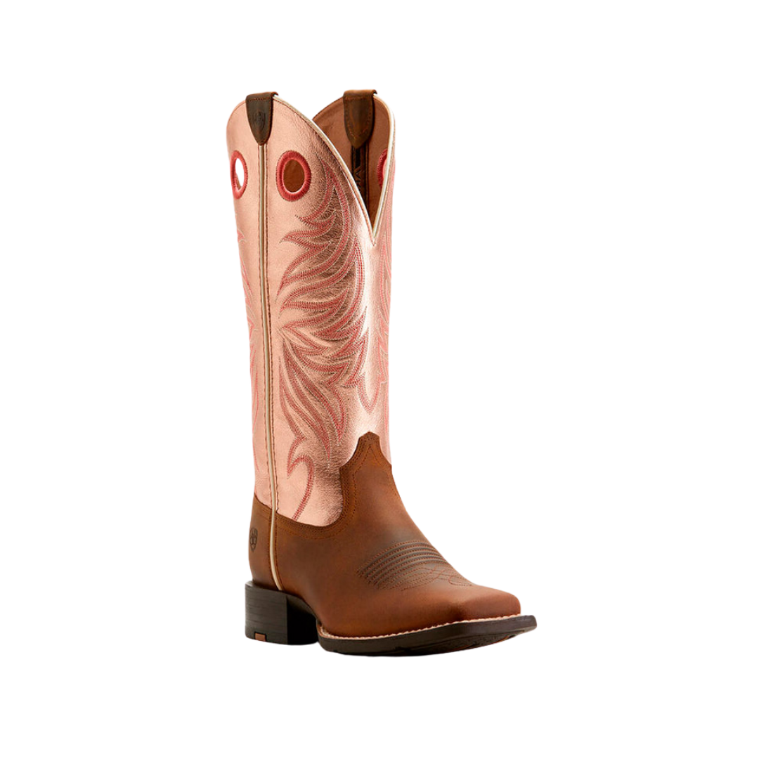 Ariat Women's Round Up Ryder Golden Pink Boots