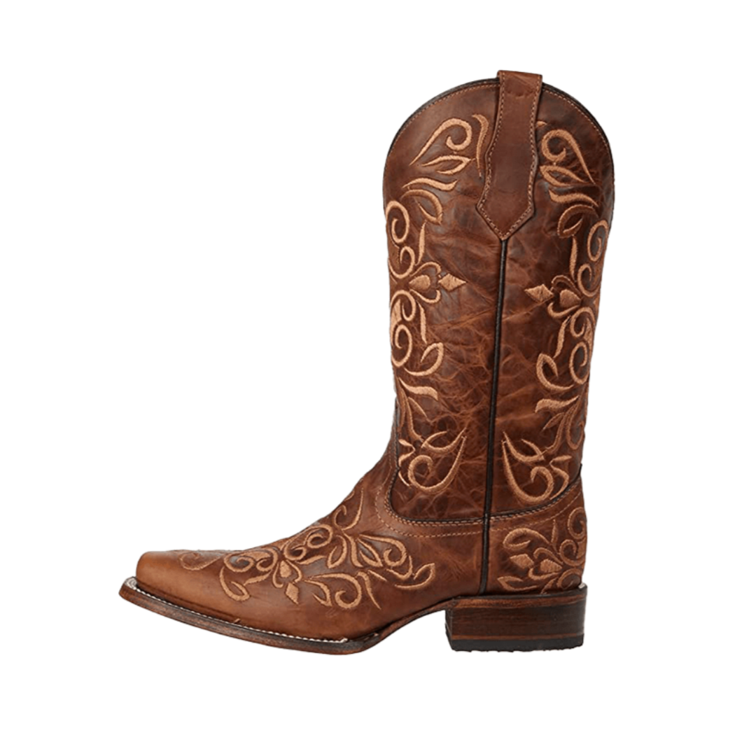 Corral Boots Women's Honey Brown Embroidered Boot