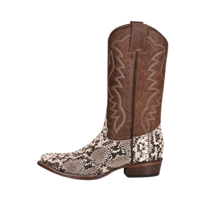 Corral Men's Circle G Python Embroidery Western Boots