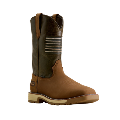Ariat Men's Activator Patriot Steel Toe Alamo Brown Boots