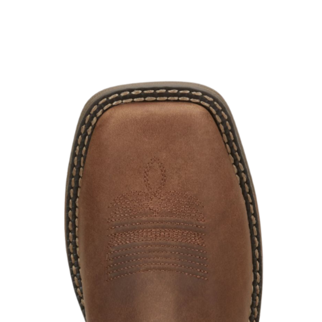 Justin Youth Boy's Rush Cowboy Brown Boots