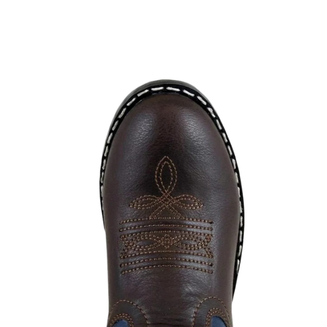 Smoky Mountain Toddler Boy's Monterey Man Made Navy Boots