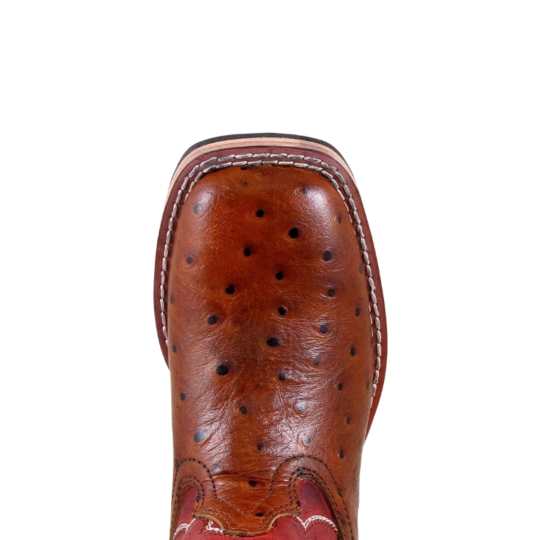 Smoky Mountain Youth Boy's Cheyenne Square Red Boots