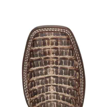 Tony Lama Men's Mitcham Hornback Caiman Peanut Boots