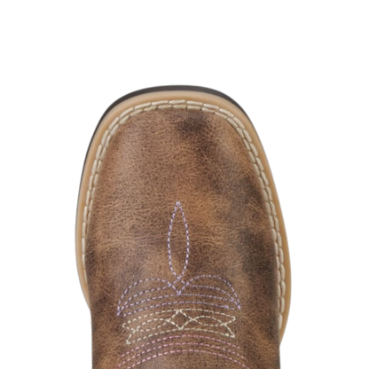 Twister Toddler Girl's Arrow Cowboys Brown Boots