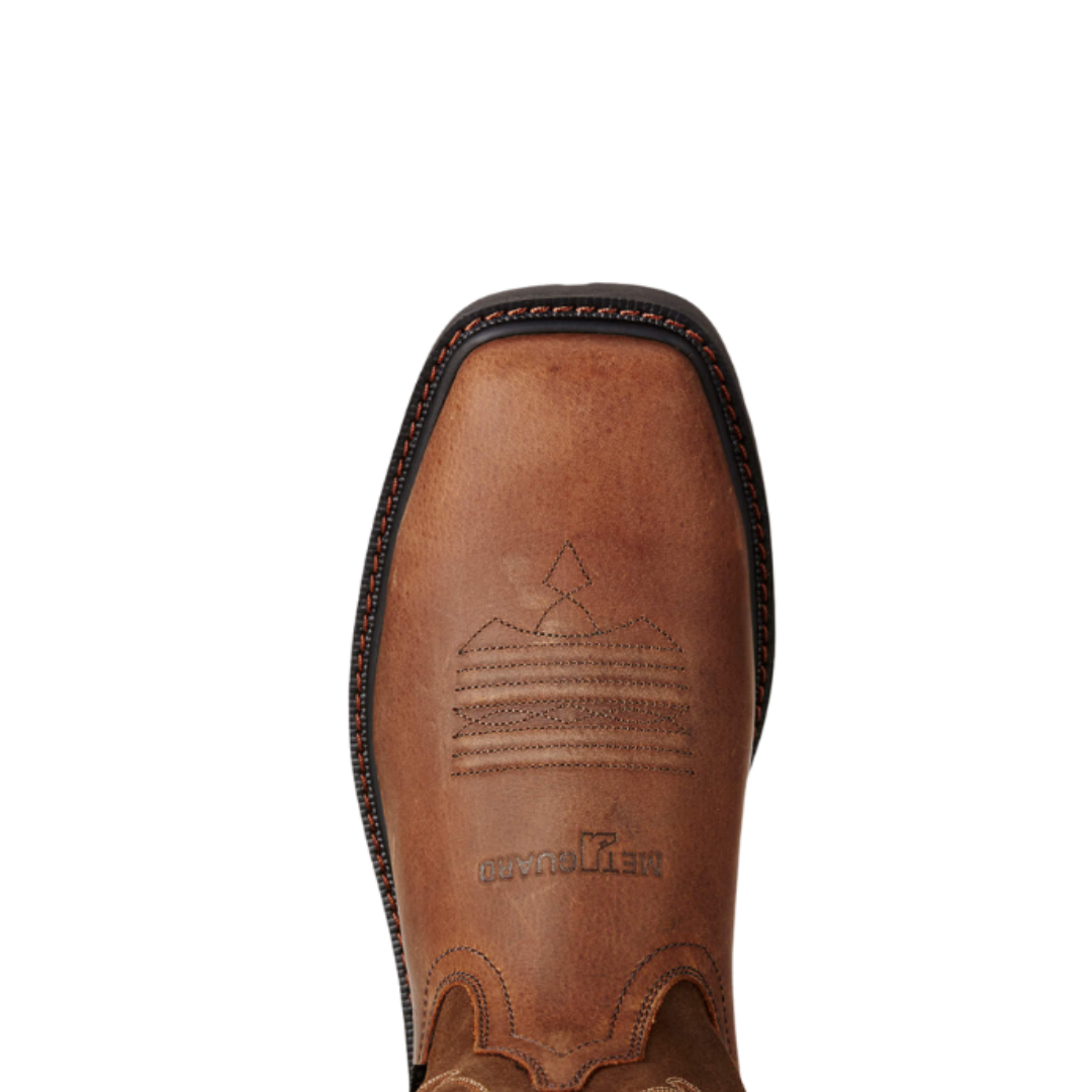 Ariat Men's Groundbreaker Metguard Steel Toe Work Brown Boots