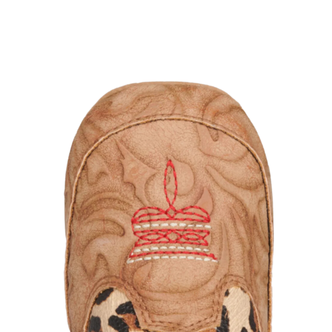 Twister Infant Unisex Avery Baby Bucket Leopard Brown Boots