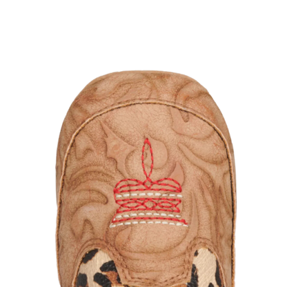 Twister Infant Unisex Avery Baby Bucket Leopard Brown Boots