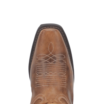 Laredo Women's Tan Knot In Time Leather Boot